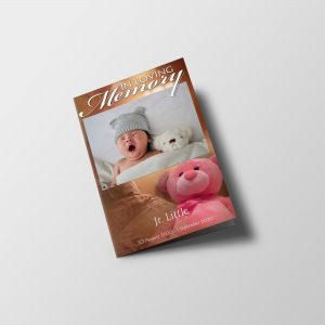 Baby Funeral Program Template