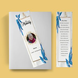 Royal Funeral Bookmark Template